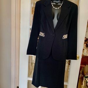 Nina Austin Suit. Blazer and Skirt